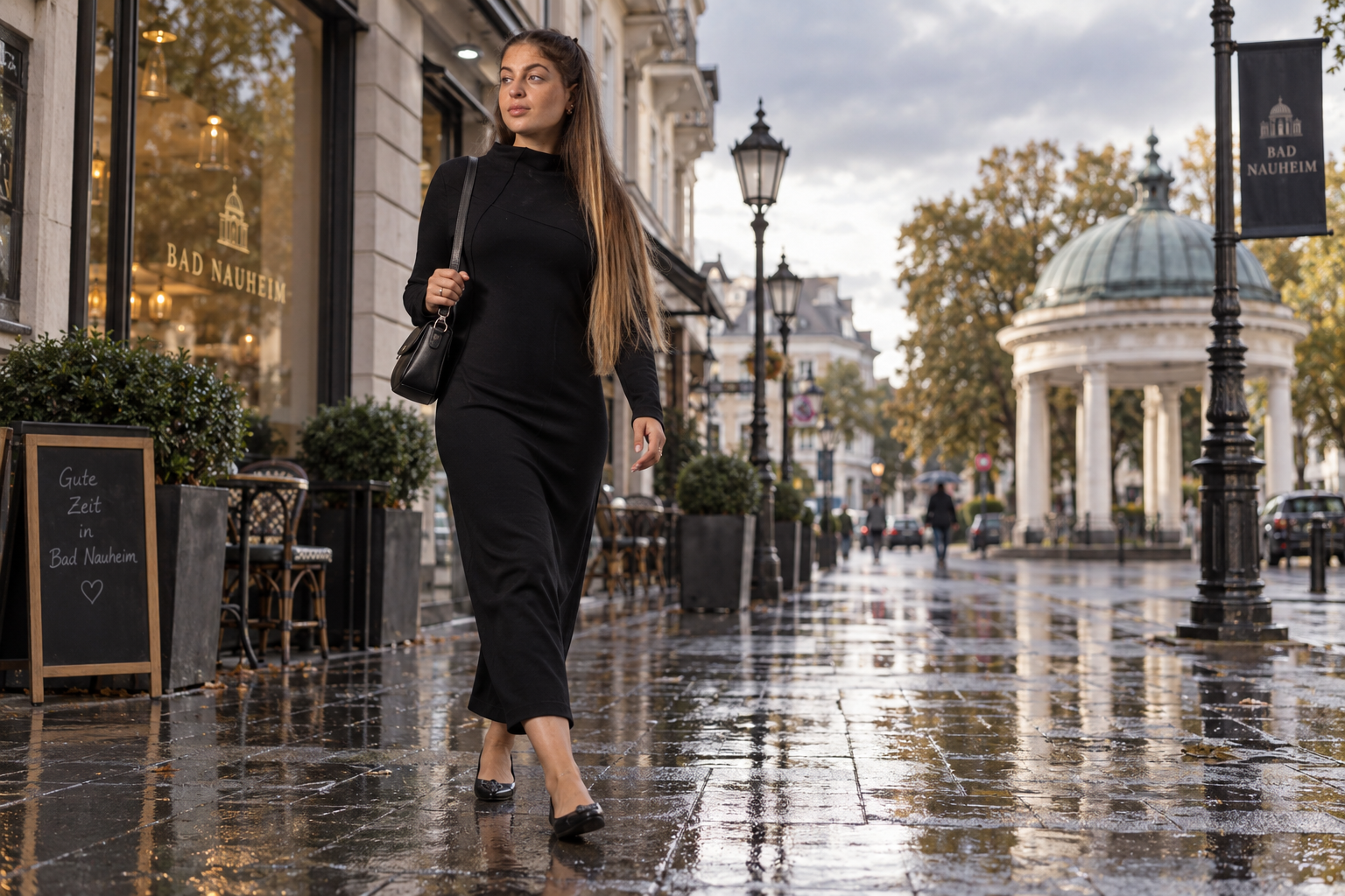 Bad Nauheim Streetstyle - Maxikleid INTRESI