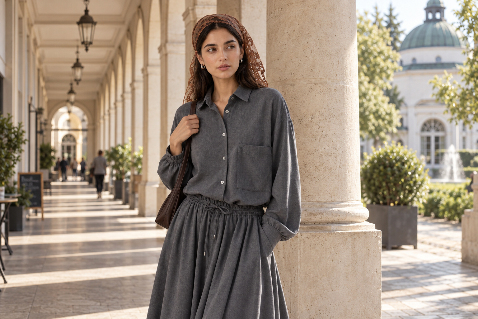 Bad Nauheim Streetstyle - Flanellbluse Camilla