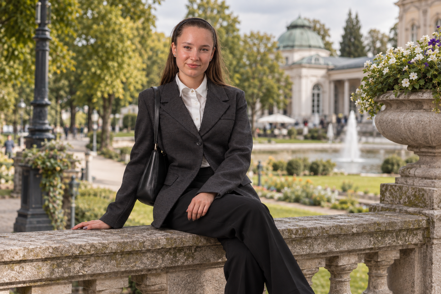 Bad Nauheim Streetstyle - Blazer Minikaro