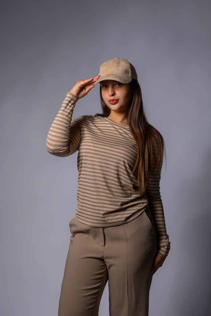 [P3495_706623_BN-XS] Longsleeve gestreift (XS)