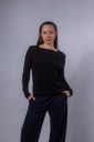 Langarmshirt mit U-Bootkragen