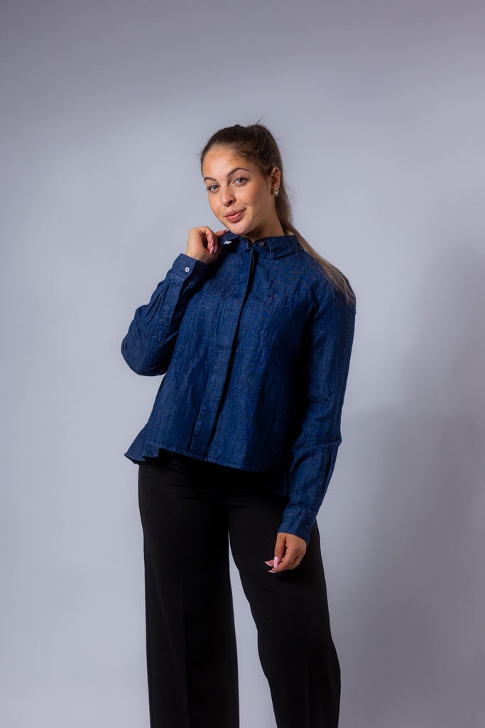[P3524_222610_DE-S] Jeansbluse Zendaya (S)