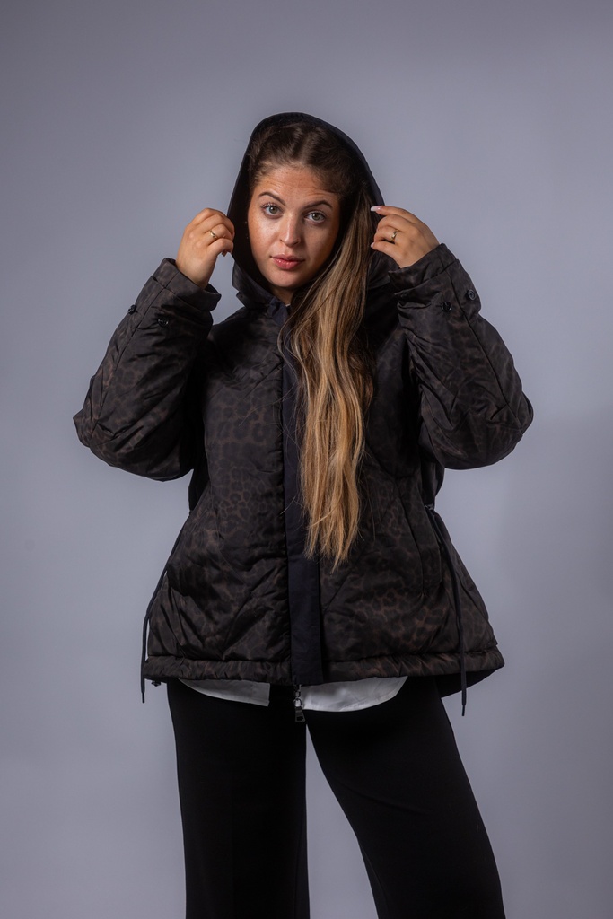 Wendejacke mit Leoprint ASTI