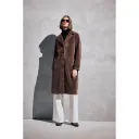 Eleganter Fake-Fur-Mantel mit Reverskragen