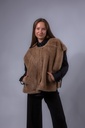 Ponchoweste Fake Fur NOVALENCIA