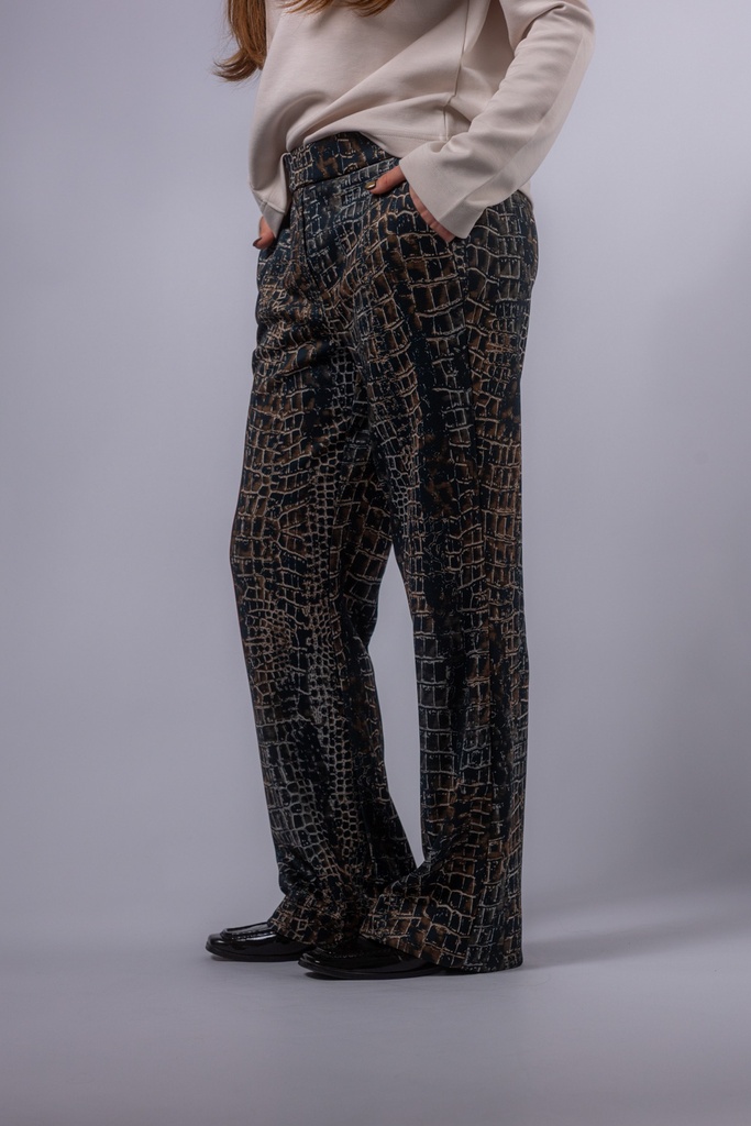 Schlaghose Crocoprint PAKA