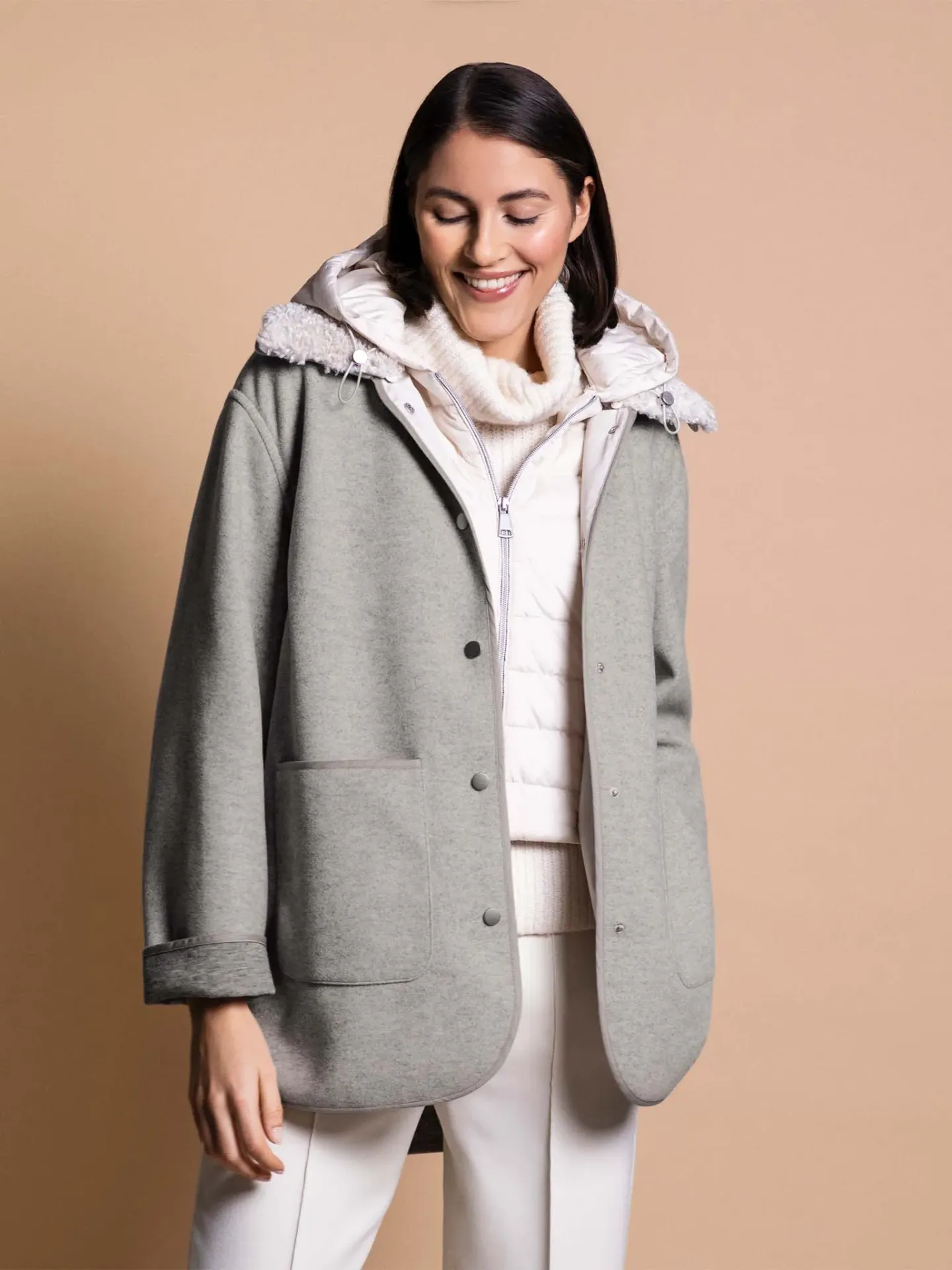 [P3575_353000_GU-36] Jacke mit Innenweste (36)