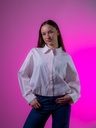 Bluse, gestreift