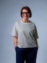 Ringelshirt in rot, rosa, blau
