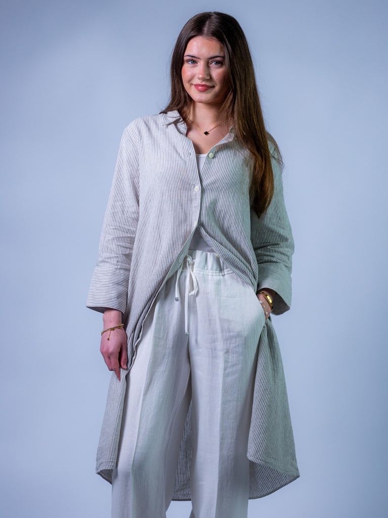 [81984_GS-36] Leinenkleid gestreift (36)