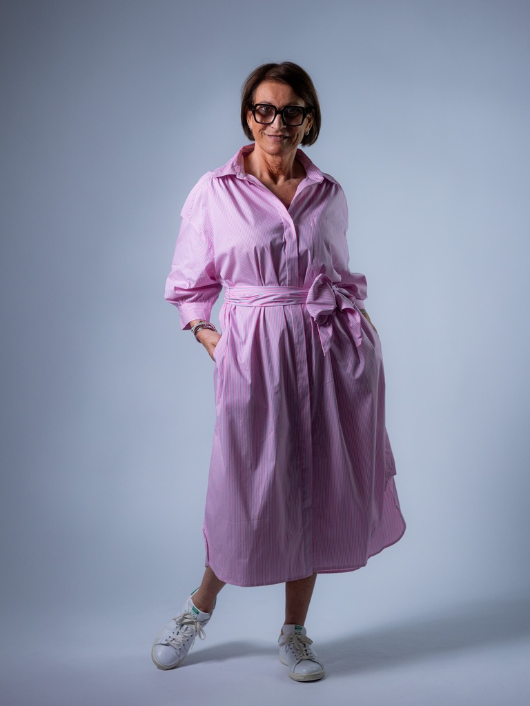 [India_GS-38] Hemdblusenkleid gestreift (38)