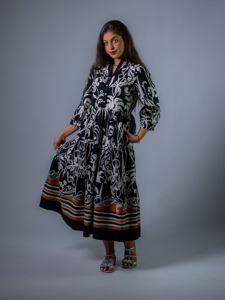 [158300_PR-36] Maxikleid mit V-Ausschnitt (36)