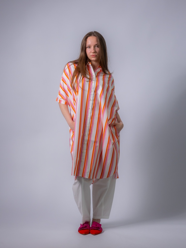 [158540_PR-S] Hemdbusen-Kleid mit Kragen (S)