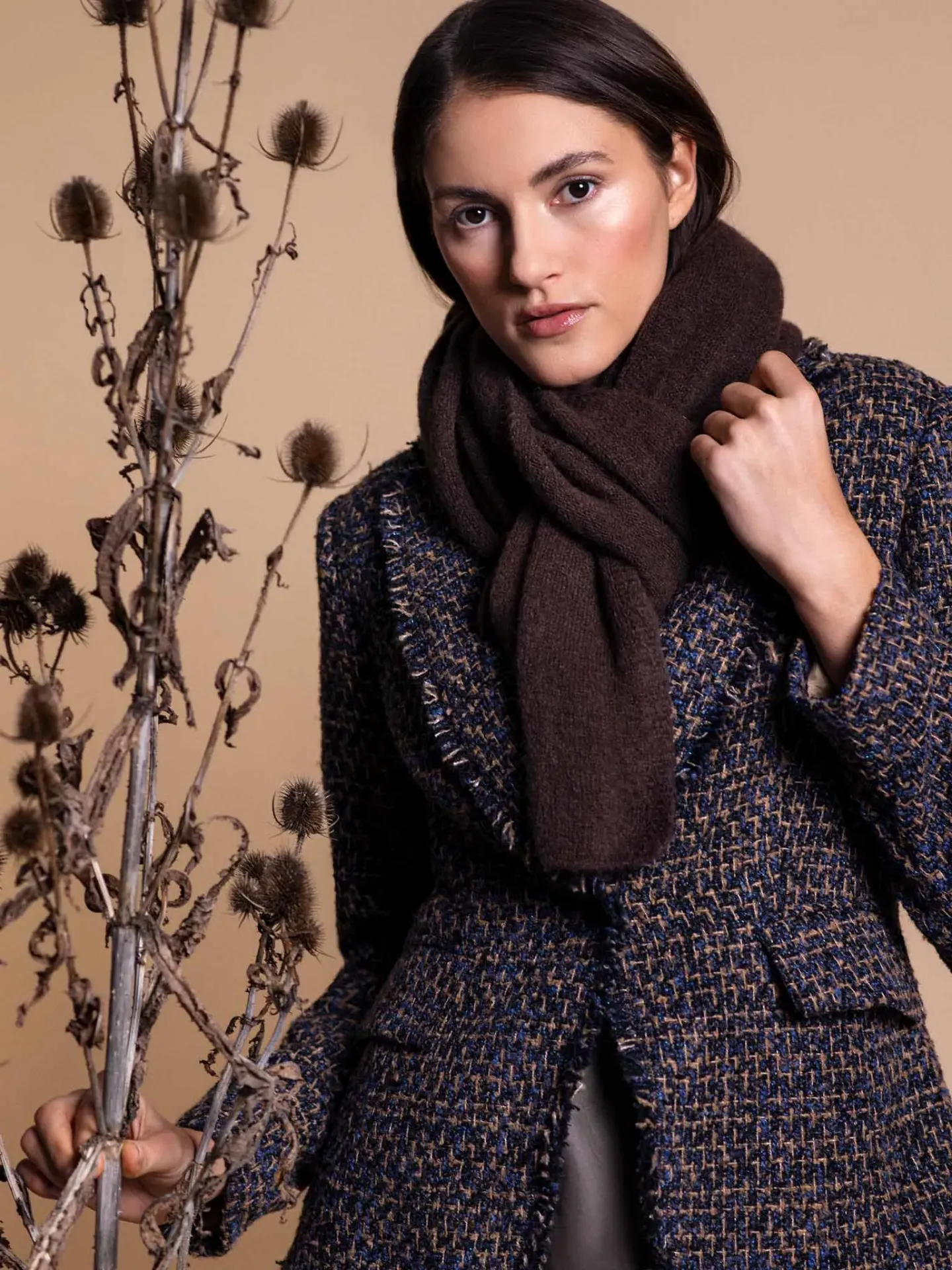 Originalprodukt - Tweedblazer mit Fransen