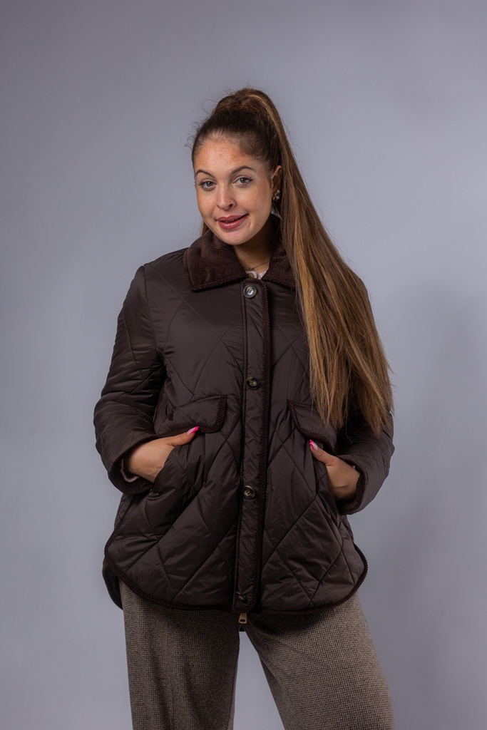 Originalprodukt - Steppjacke mit Cordkragen